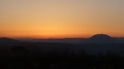 Sonnenaufgang über dem Berg Tabor im Heiligen Land am 12. März 2017. / CNA/Daniel Ibanez