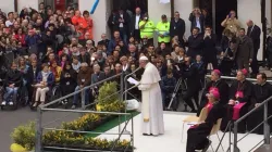 Papst Franziskus in Carpi am 2. April 2017 / CNA/Marco Mancini