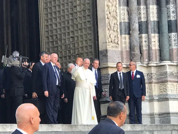 Papst Franziskus in Genua am 27. Mai 2017