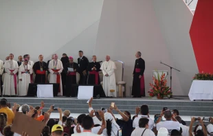 Gebestreffen zur Nationalen Versöhnung mit Papst Franziskus am 8. September 2017 in Villavicencio. / CNA / Alvaro de Juana