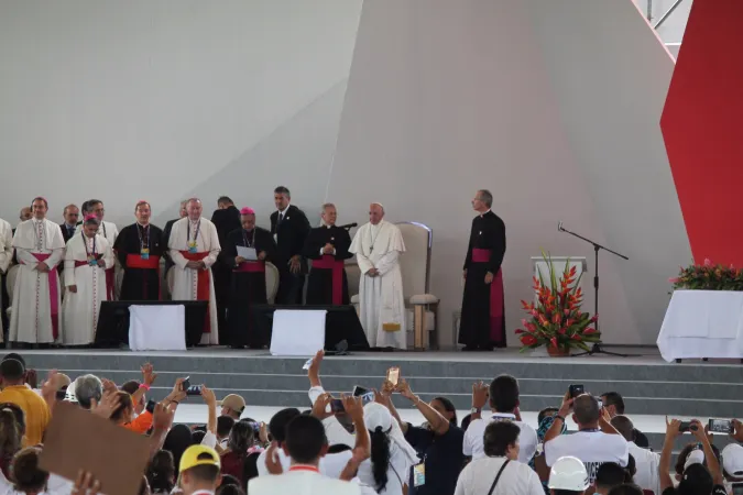 Gebestreffen zur Nationalen Versöhnung mit Papst Franziskus am 8. September 2017 in Villavicencio.