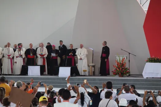Gebestreffen zur Nationalen Versöhnung mit Papst Franziskus am 8. September 2017 in Villavicencio. / CNA / Alvaro de Juana