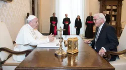 Papst Franziskus und Frank-Walter Steinmeier am 9. Oktober 2017 / L'Osservatore Romano