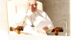 Papst Franziskus bei der Generalaudienz auf dem Petersplatz am 22. November 2017 / CNA / Daniel Ibanez