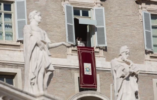 Papst Franziskus beim Angelus am 6. Januar 2018 / CNA / Daniel Ibanez