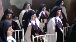 Ordensfrauen in Lima vor dem Stundengebet mit Papst Franziskus am 21. Januar 2018. / Pool / Aigav