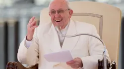 Papst Franziskus bei der Generalaudienz am Mittoch, 21. März 2018 / CNA Deutsch / Daniel Ibanez