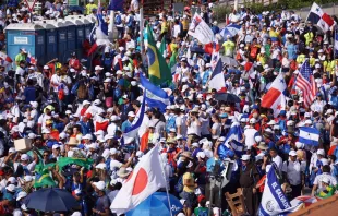 Pilger aus aller Welt bei der Ankunft in Panama zum Weltjugendtag 2019 / Daniel Ibanez / CNA Deutsch