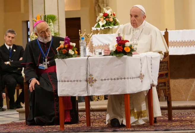 Papst Franziskus vor Priestern, Ordensleuten und Seminaristen in der Kathedrale von Rabat am 31. März 2019
