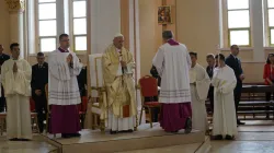 Papst Franziskus in der Herz-Jesu-Kirche im bulgarischen Rakowski am 6. Mai 2019 / Vatican Media Pool