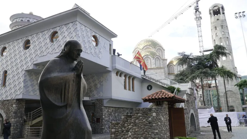 Die Gedächtnisstätte von Mutter Teresa in Skopje