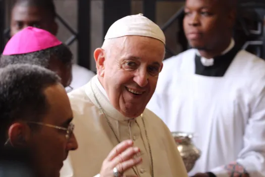 Papst Franziskus betritt die Kathedrale in Maputo am 5. September 2019 / Edward Pentin / CNA Deutsch 