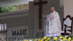 Papst Franziskus bei der Predigt in Mauritius am 9. September 2019 / Edward Pentin / CNA Deutsch