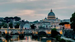 Blick auf den Petersdom über den Tiber am Abend des 26. September 2019 / Daniel Ibanez / CNA Deutsch