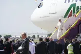 Auftakt einer Asienreise: Papst Franziskus in Thailand gelandet