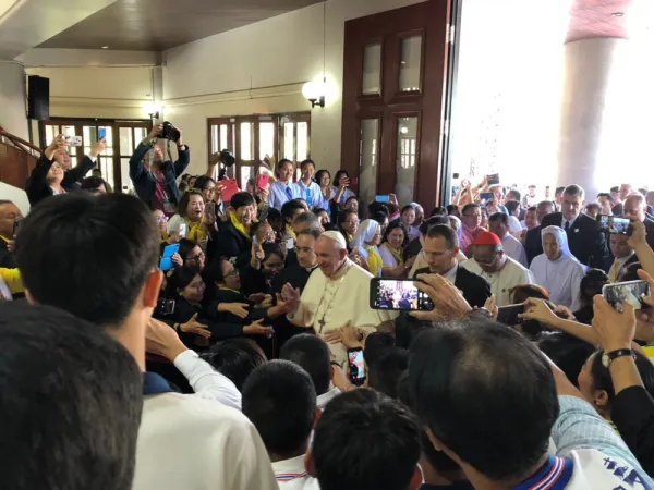 Papst Franziskus in Bangkok am 22. November 2019