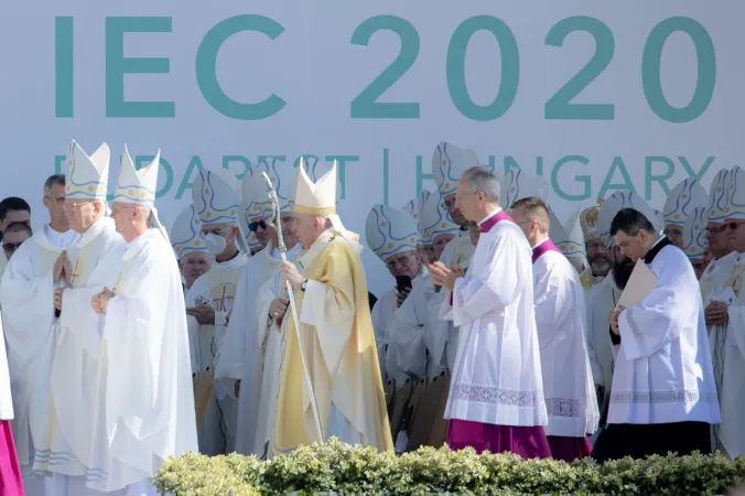 Abschlussmesse des 52. Internationalen Eucharistischen Kongresses im ungarischen Budapest am 12. September 2021.