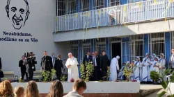 Papst Franziskus besucht das Bethlehem Center in Pressburgam 13. September 2021  / Vatican Media Pool 
