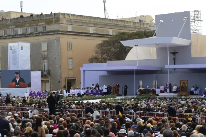 Heilige Messe mit Papst Franziskus in Malta am 3. April 2022