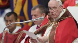 Papst Franziskus am Hochfest Peter und Paul am 29. Juni 2022. / Daniel Ibáñez / CNA Deutsch