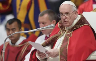 Papst Franziskus am Hochfest Peter und Paul am 29. Juni 2022. / Daniel Ibáñez / CNA Deutsch