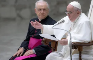 Papst Franziskus, Generalaudienz, 10.08.2022 / Daniel Ibáñez / CNA Deutsch