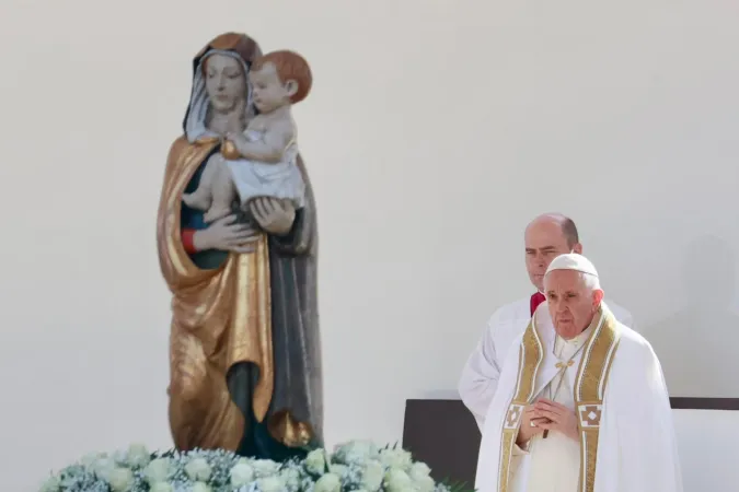 Papst Franziskus in L'Aquila, 28. August 2022
