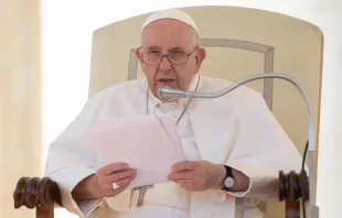 Papst Franziskus, 15. Oktober 2022 / Daniel Ibáñez / CNA Deutsch