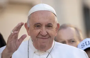 Papst Franziskus am 19 Oktober 2022 / Daniel Ibáñez / CNA  