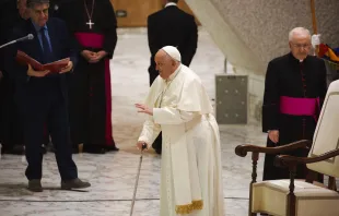 Papst Franziskus am 13. Dezember 2023 / Elizabeth Alva / CNA Deutsch