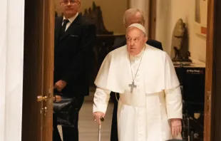 Papst Franziskus am 20. Dezember 2023 / Elizabeth Alva / CNA Deutsch