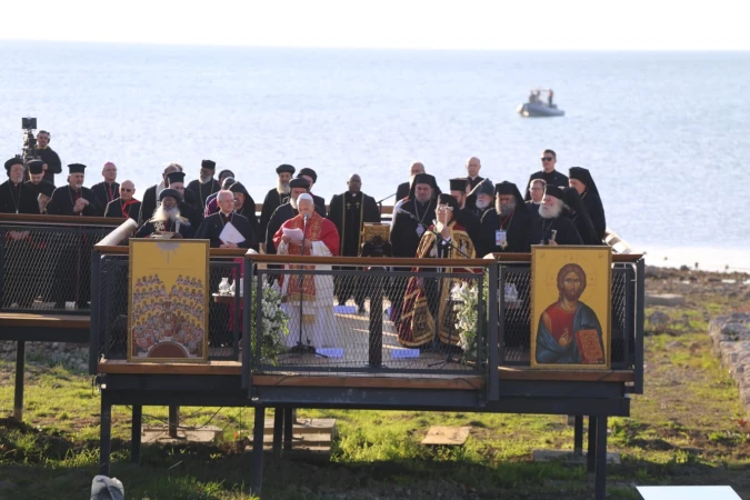 Papst Leo XIV. in İznik in der Türkei