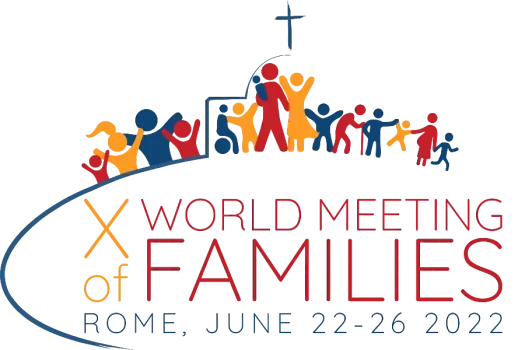 Das offizielle Logo zum Weltfamilientreffen 2022 in Rom / Bistum Rom
