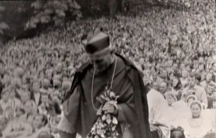 Kardinal Karol Wojtyła in Kalwaria Zebrzydowska / Archiv der Krakauer Kurie