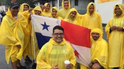WJT-Pilger aus Panama am 30. Juli 2016 - kurz nachdem Papst Franziskus ihre Heimat als nächsten Ort des WJT bekanntgegeben hatte. / CNA/Kate Veik