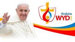 Das Logo des Weltjugendtages und sein prominentester Besucher, Papst Franziskus. / CNA/Weltjugendtag – Diözese Fort Worth (Texas)