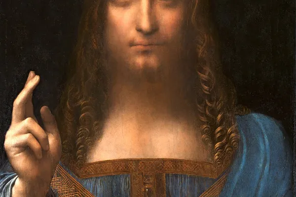 Der angeblich von Leonardo da Vinci gemalte "Salvator Mundi", der vor einem Jahr für einen Rekordpreis nach Abu Dhabi verkauft wurde. / Vatican Magazin
