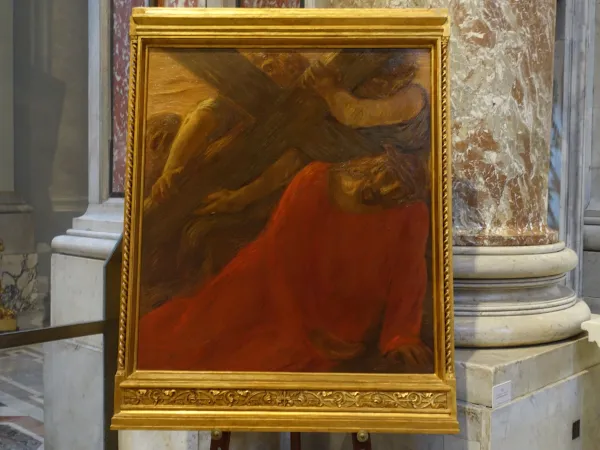 In diesem Jahr wurde diese außergewöhnliche „Via Crucis“ von Gaetano Previati in der Basilika St. Peter im Vatikan während der Fastenzeit ausgestellt.