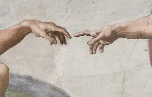 Michelangelo, Erschaffung Adams, Sixtinische Kapelle / gemeinfrei