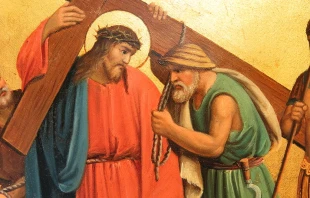 Szene aus dem Kreuzweg von Pfettisheim (Frankreich) / Pethrus via Wikimedia