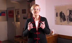 Caritas-Präsidentin Eva Maria Welskop-Deffaa / Screenshot von YouTube