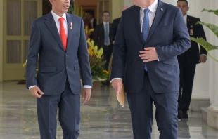 Scott Morrison auf seiner ersten Auslandsreise als Premierminister Australiens mit Indonesiens Präsident Joko Widodo am 31. August 2018 / DFAT / Wikimedia / Australische Botschaft Jakarta CC BY 2.0
