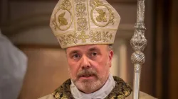 Bischof Marcus Stock von Leeds, England, bei seiner Bischofsweihe, 13. November 2014. /  Mazur/catholicnews.org.uk