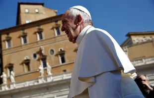 Papst Franziskus bei der Generalaudienz am 29. März 2017. / CNA/Lucia Ballester