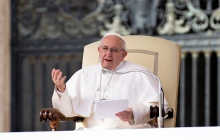 Papst Franziskus bei der Generalaudienz auf dem Petersplatz am 27. Februar 2019 / Marina Testino / CNA Deutsch