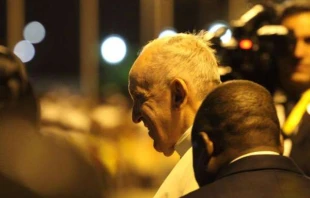 Papst Franziskus bei seiner Ankunft in Maputo am 4. September 2019 / Edward Pentin / CNA Deutsch