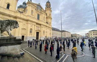 Acies Ordinata vor der Theatinerkirche in München am 18. Januar 2020 / AC Wimmer / CNA Deutsch 