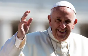 Papst Franziskus auf dem Petersplatz am 20. Juni 2018.
 / Daniel Ibanez / CNA Deutsch