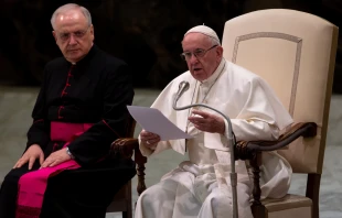 Generalaudienz mit Papst Franziskus am 13. Februar 2019  / Daniel Ibanez / CNA Deutsch 