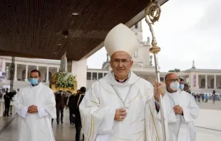 Kardinal José Tolentino de Mendonça feiert die heilige Messe im portugiesischen Fatima am 13. Mai 2021 / Schrein unserer lieben Frau von Fatima